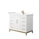 Option White, Bronze Trim, Giotto Quartz Top