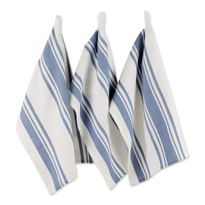 DII Vintage Red Chef Stripe Dishtowel (Set of 3)