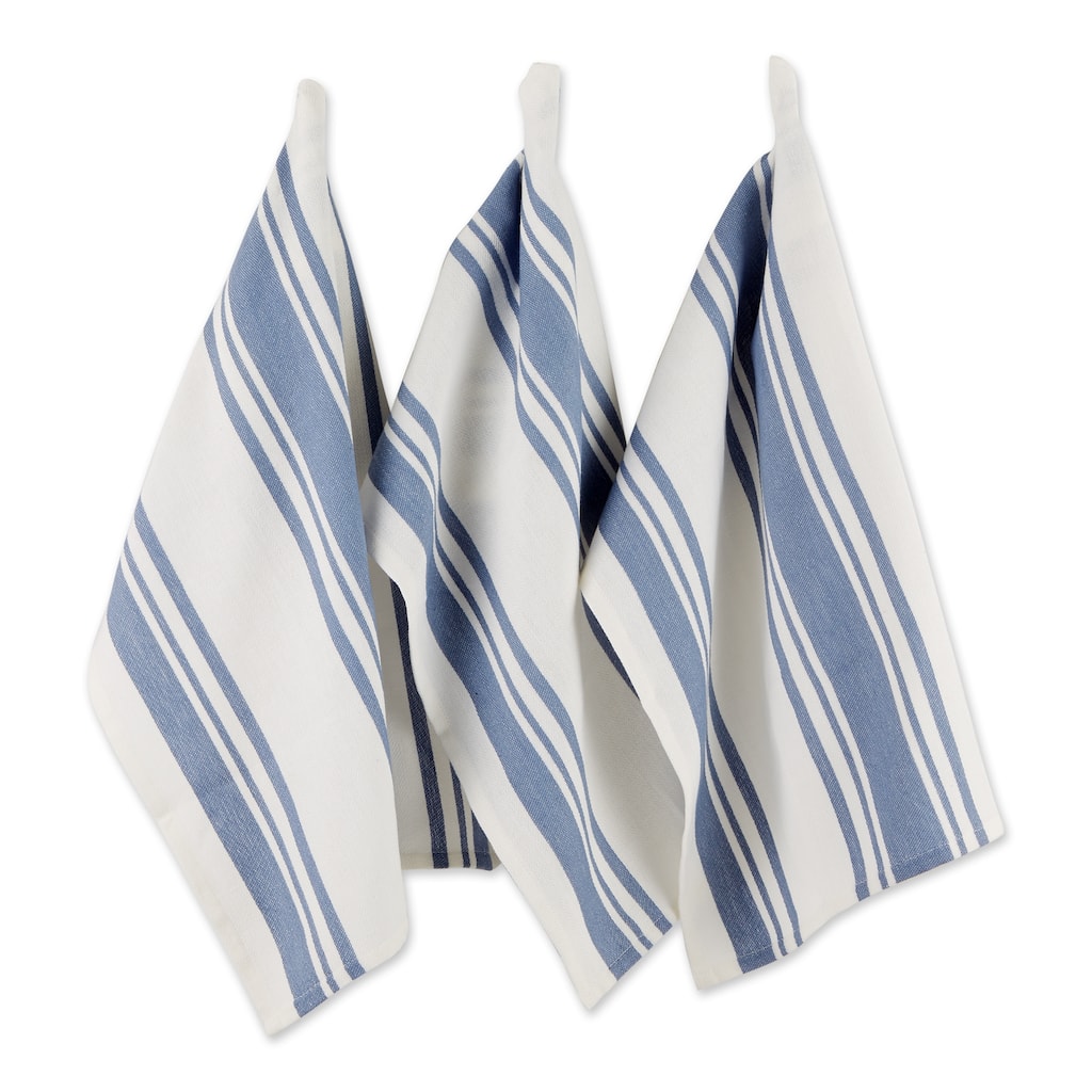 DII Vintage Red Chef Stripe Dishtowel (Set of 3)