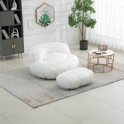 Bean Bag Chair Lazy Sofa High Back Bean Bag Chair Couch for Adults and Kids