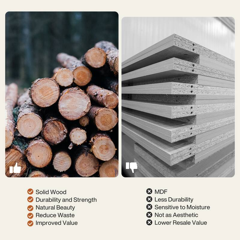 70.9 Inch Solid Wood Console Table for Entryway - 11.8"D x 70.9"W x 31.8"H