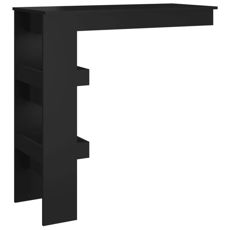 vidaXL Wall Bar Table Kitchen Bar Dining Table Computer Desk Engineered Wood - 40.2" x 17.7" x 40.7"