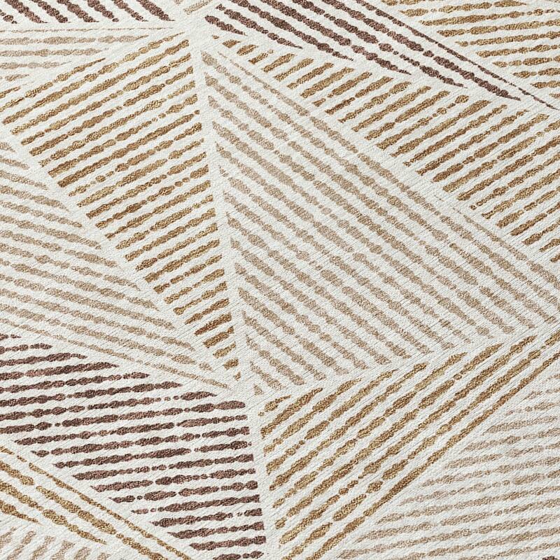 HomeRoots Geometric Transitional Rectangle Outdoor Rug