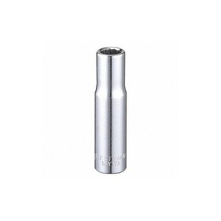 West Socket Westward Socket, Steel, Chrome, 3/8 in 53YT73 - 1 Each - 3/8