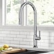 preview thumbnail 121 of 167, Kraus 2-Function 1-Handle 1-Hole Pulldown Sprayer Brass Kitchen Faucet KPF-2821 - 20 3/8" Height (Oletto collection) - CH - Chrome