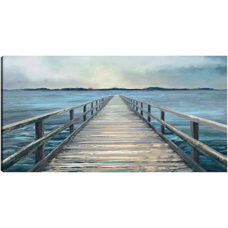Coastal Horizon Panel I By Studio Arts Canvas Art Print