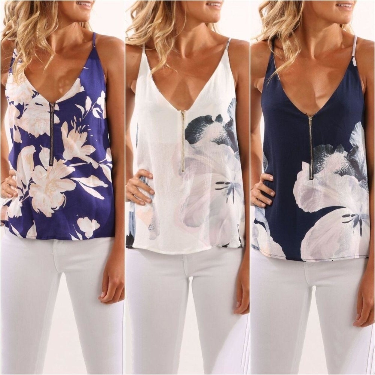 ladies summer sleeveless tops