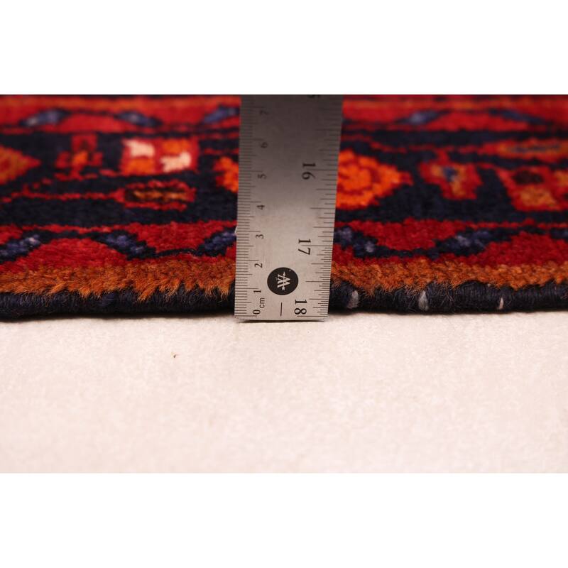 ECARPETGALLERY Hand-knotted Konya Anatolian Dark Navy, Red Wool Rug - 3'3 x 4'9