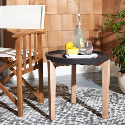 SAFAVIEH Outdoor Soraya Side Table - 21Wx21Dx19H