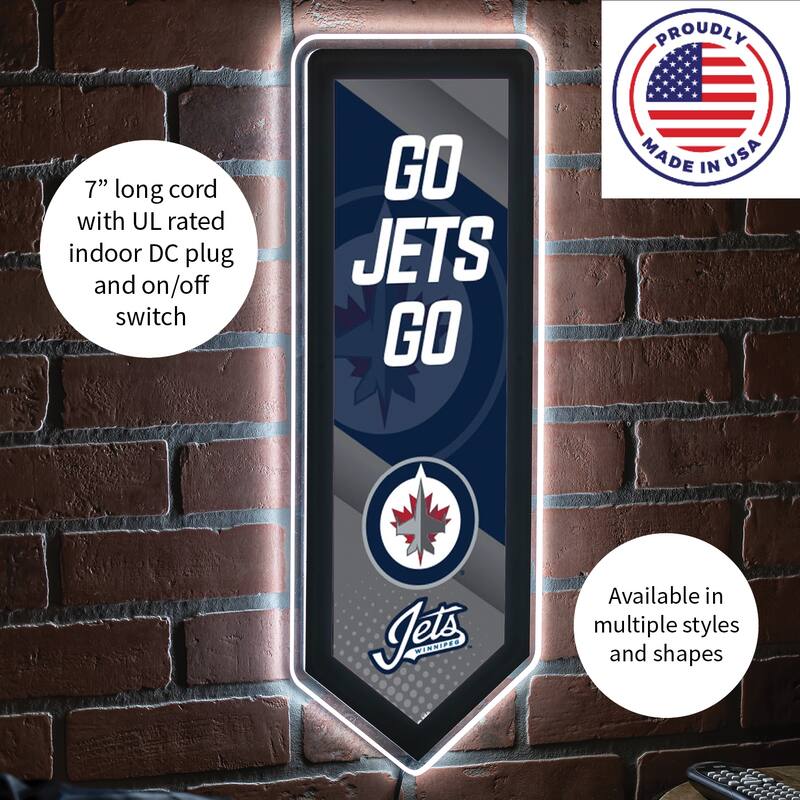 Winnipeg Jets LED Lighted Sign