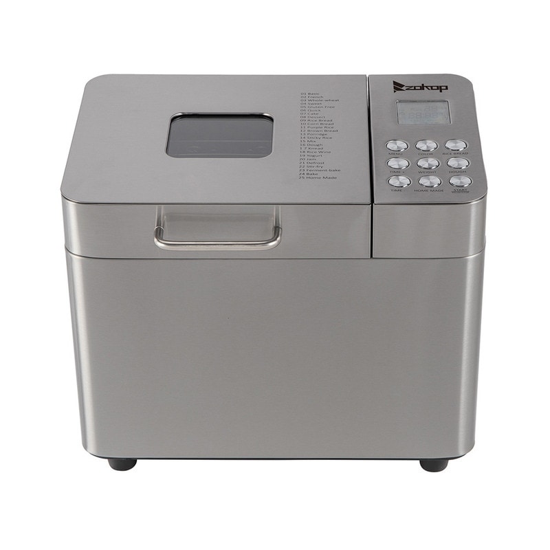 Pro Bread Maker Machine Automatic Digital Touch Stainless Steel Programmable 2LB 