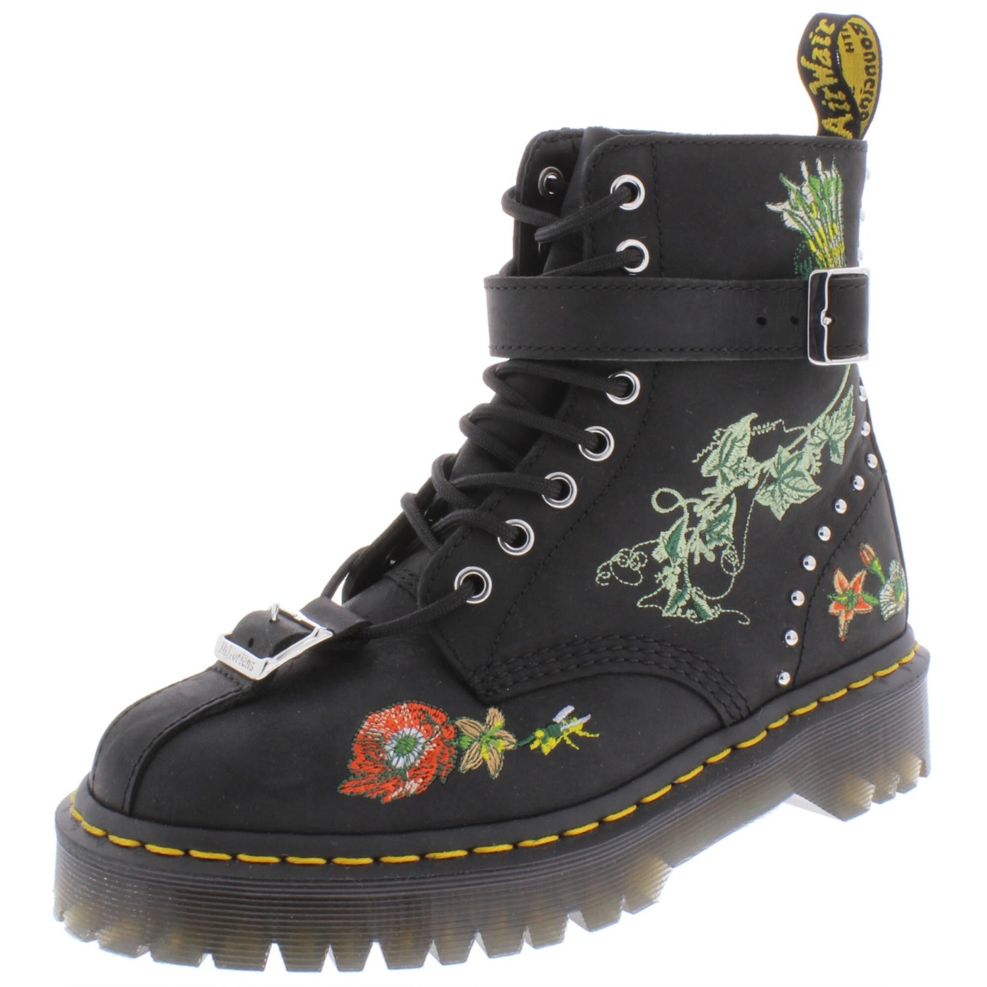 Gomez floral leather lace up boots Clearance