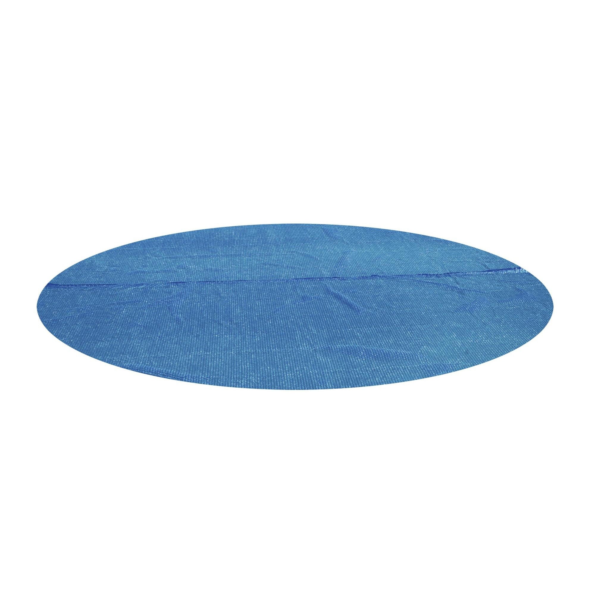Bestway 14 Ft Pool Solar Heat Cover and 6 Pack of 4.2 x 8 In