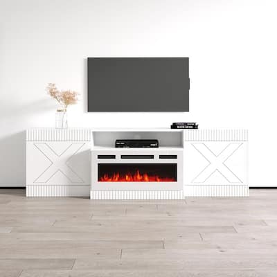 Excelente WH-01 Fireplace TV Stand