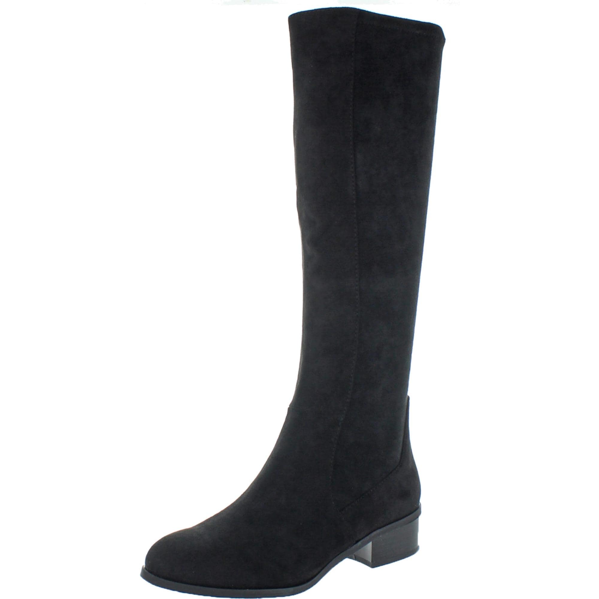 Black suede tall womens boots Clearance