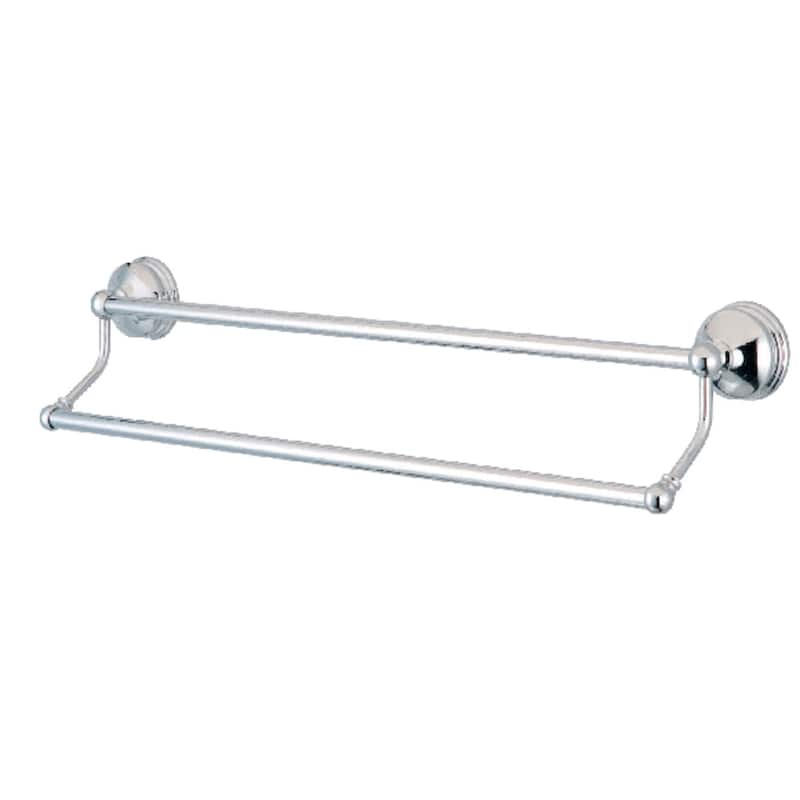 Kingston Brass Vintage 24-Inch Dual Towel Bar - Polished Chrome