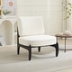 preview thumbnail 32 of 52, Modern Teddy Slipper Chair Armless Lounge Sofa