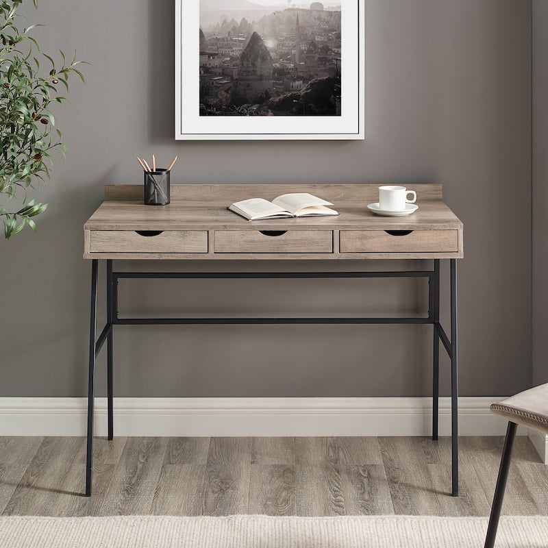 Middlebrook Industrial 42-inch 3-Drawer Writing Desk