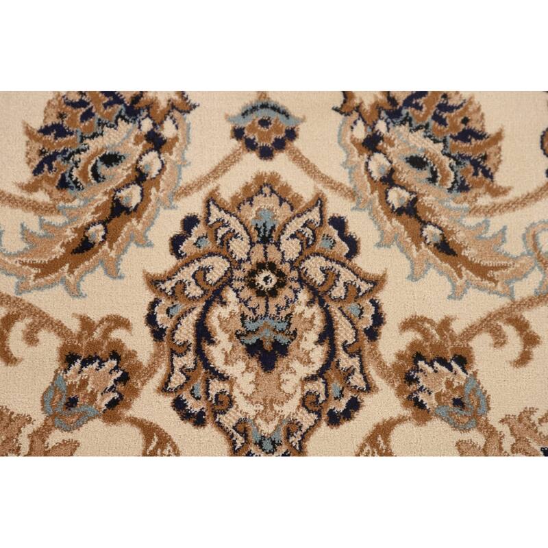 Floral Kashan Turkish Oriental Area Rug Machine Made Carpet - 4'4" x 6'2"