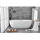 preview thumbnail 41 of 173, Adler Soaking Bathtub in Glossy White