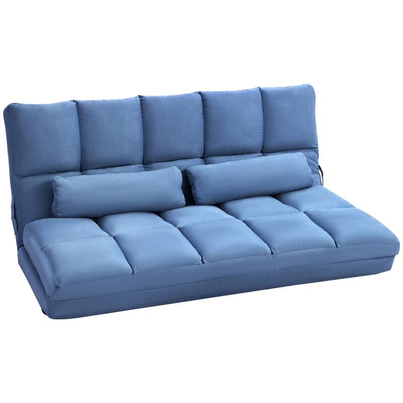 51.3" Folding Loveseat Chaise Lounge Chair