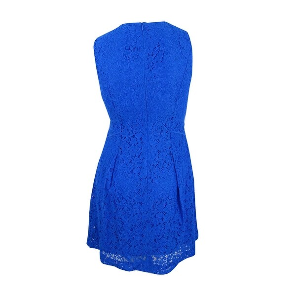 ralph lauren blue lace dress