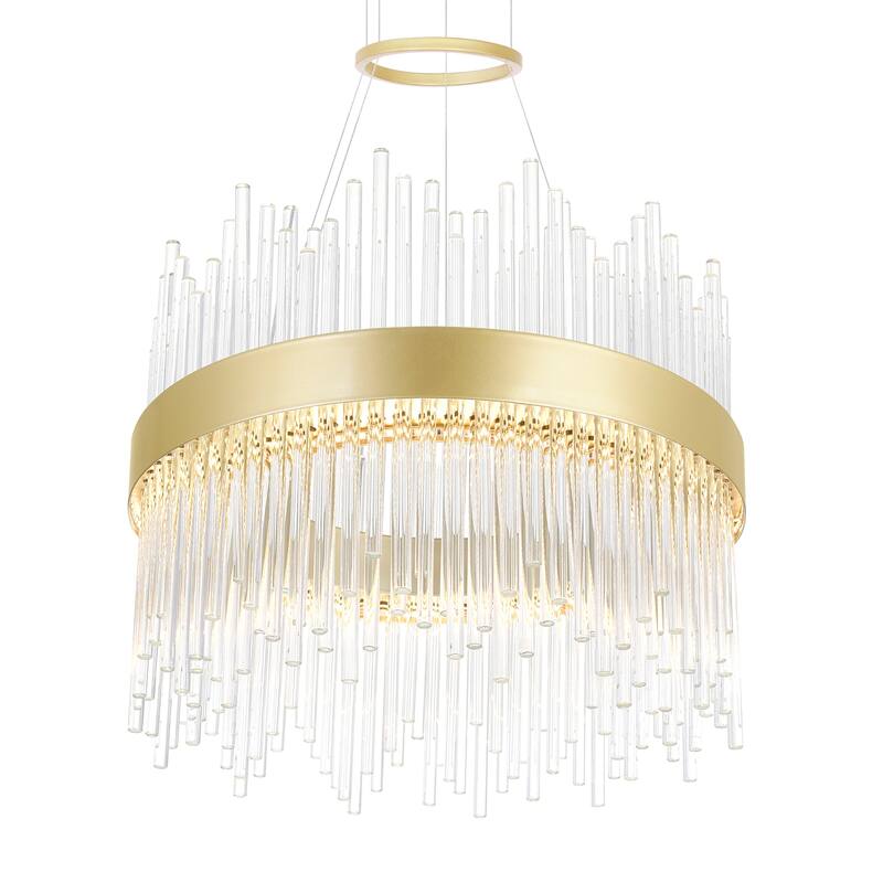 Genevieve LED Chandelier With Medallion Gold Finish - Medallion Gold