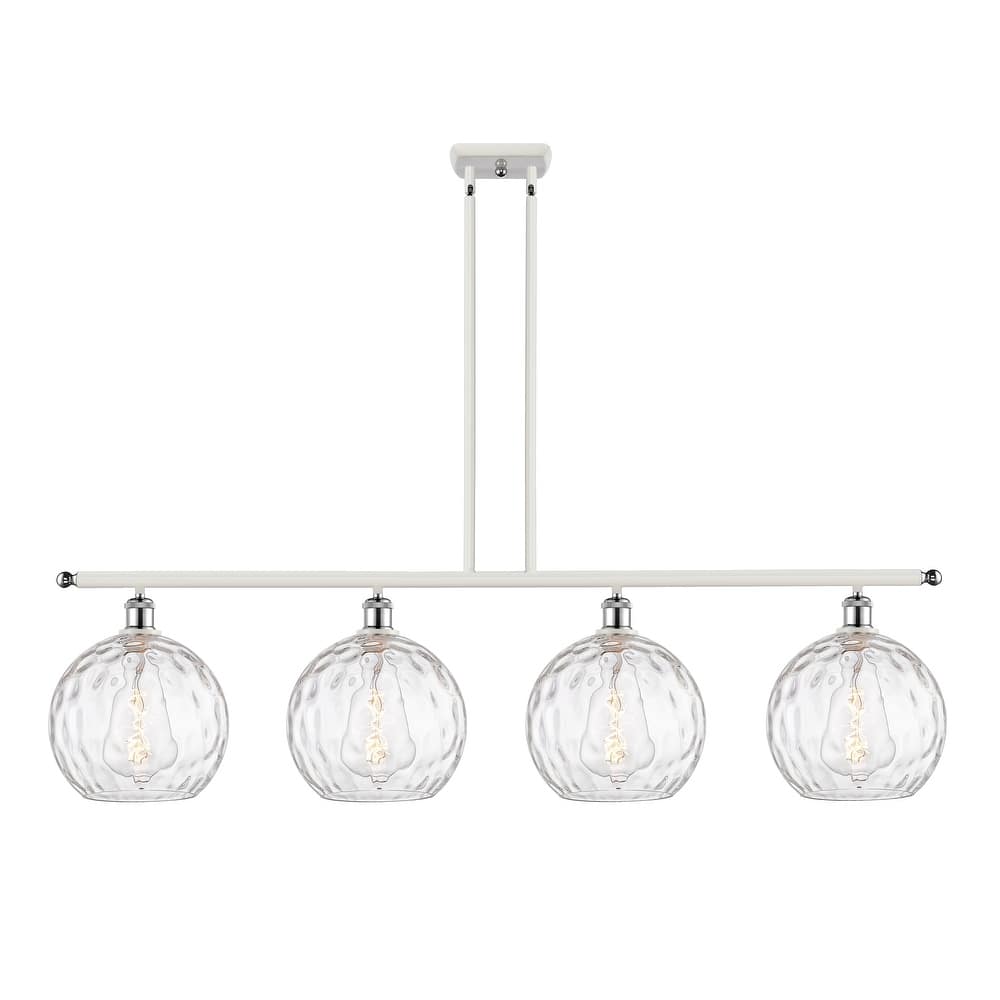Innovations Lighting Athens Water Glass - 4 Light 48" Island Light
