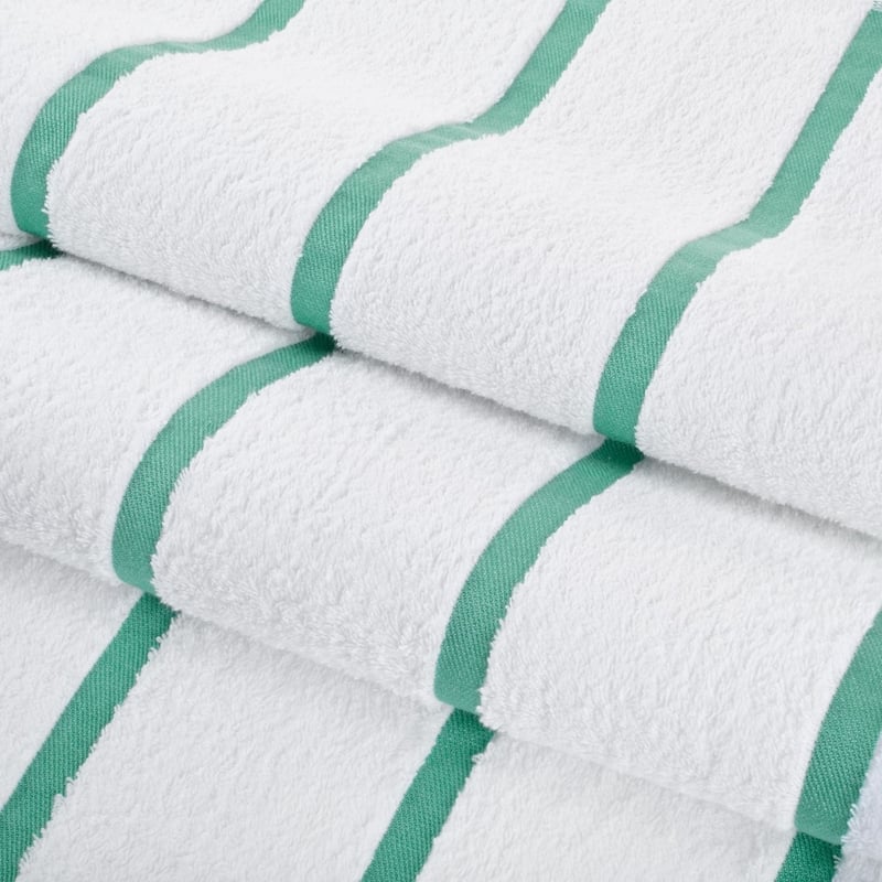 Arkwright Las Rayas 4-Piece Striped Beach Towel Set - 30x60