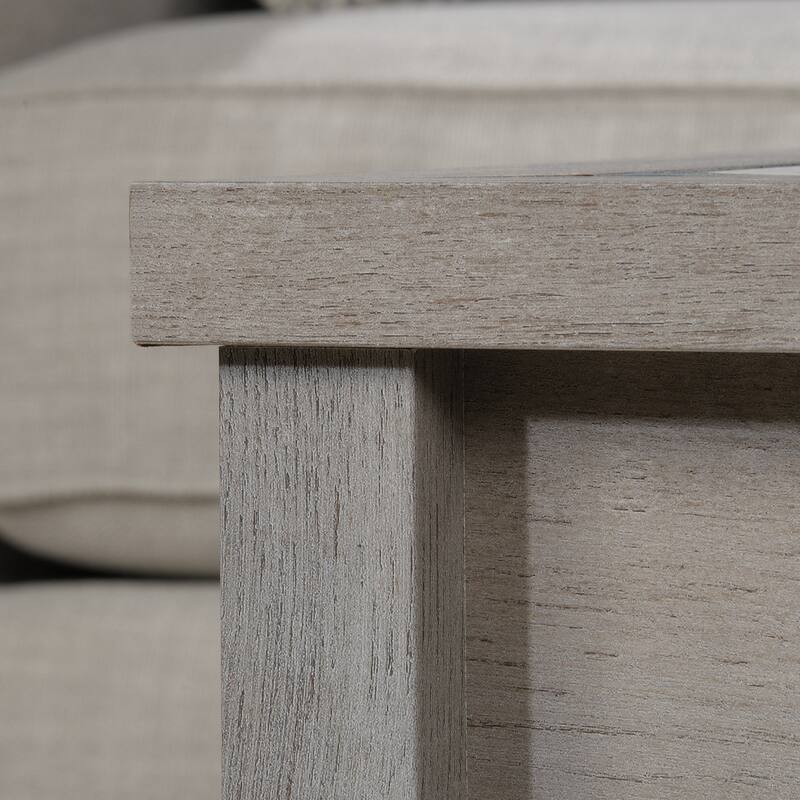 Wood Lift-Top Coffee Table with Hidden Storage, Brown - 42.56" L x 19.02" W x 18.98" H