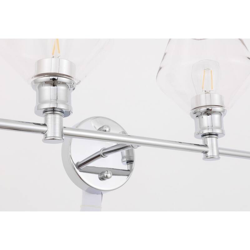 Gerald 2-Light Wall Sconce - 19.1/10.2 - 19.1/10.2
