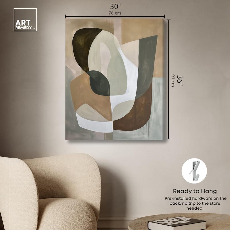 Soft Reverberations II Canvas by Art Remedy, Gallery Wrapped