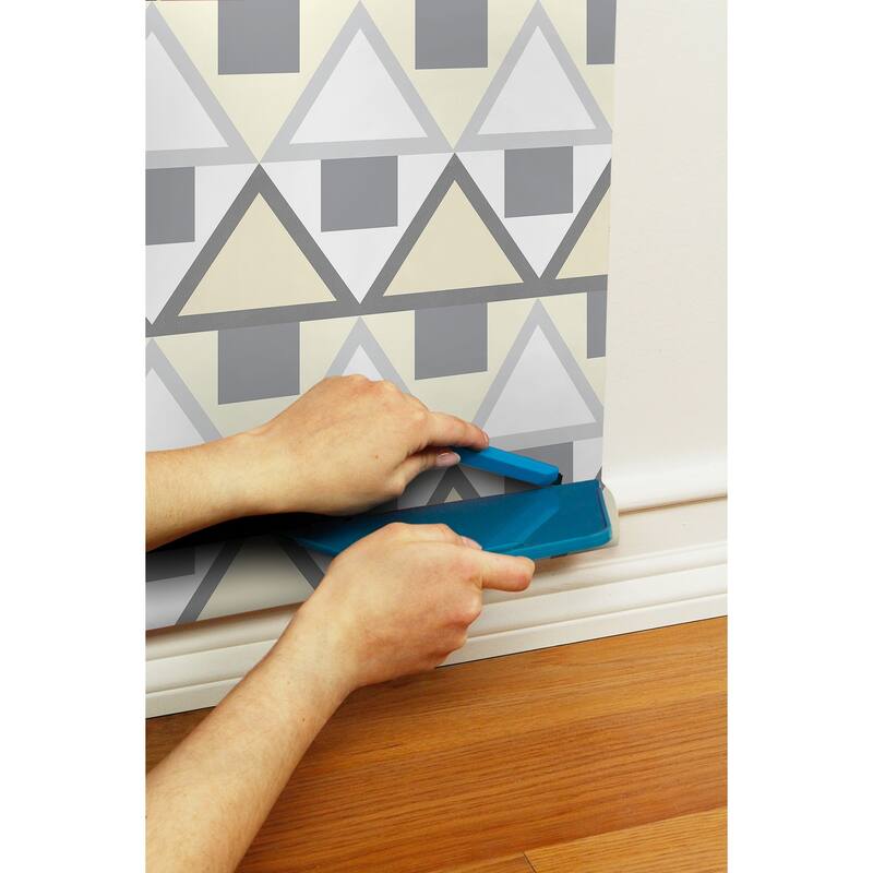 Aelfie Grey Madaket Geometric Peel & Stick Wallpaper