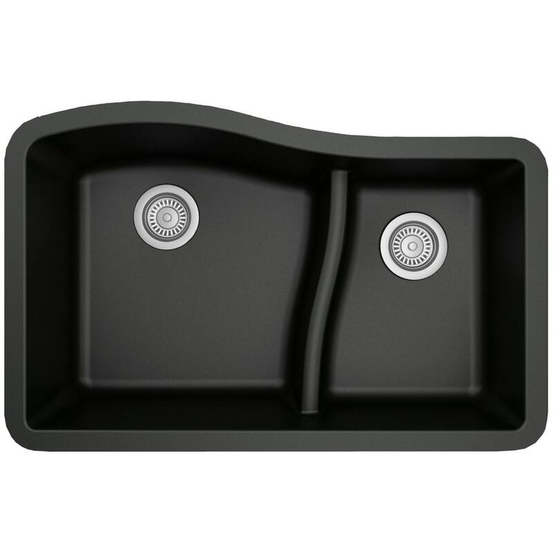 Karran USA QU-630 Quartz QU 32" Undermount Double Basin Quartz
