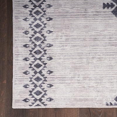 New Concept Washables Machine Washable Series 1 Indoor only Geometric Area Rug