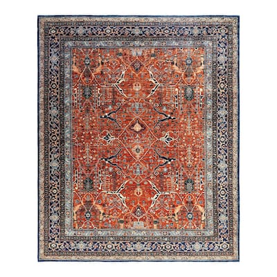 Serapi One-of-a-Kind Hand-Knotted Area Rug - Orange, 8' 2" x 9' 6" - 8' 2" x 9' 6"