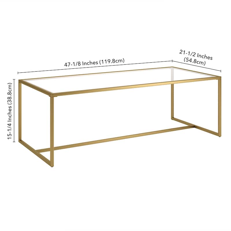 Pico 47.25" Wide Rectangular Coffee Table