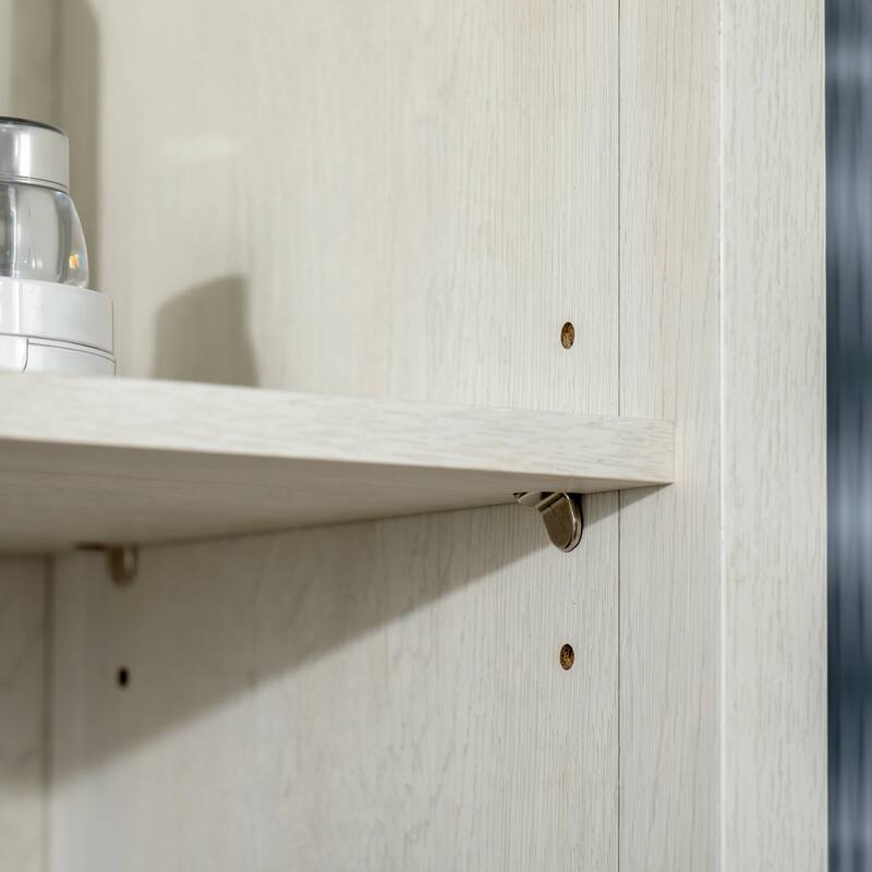 Kleankin Tall Bathroom Storage Cabinet With 3 Tier Shelf