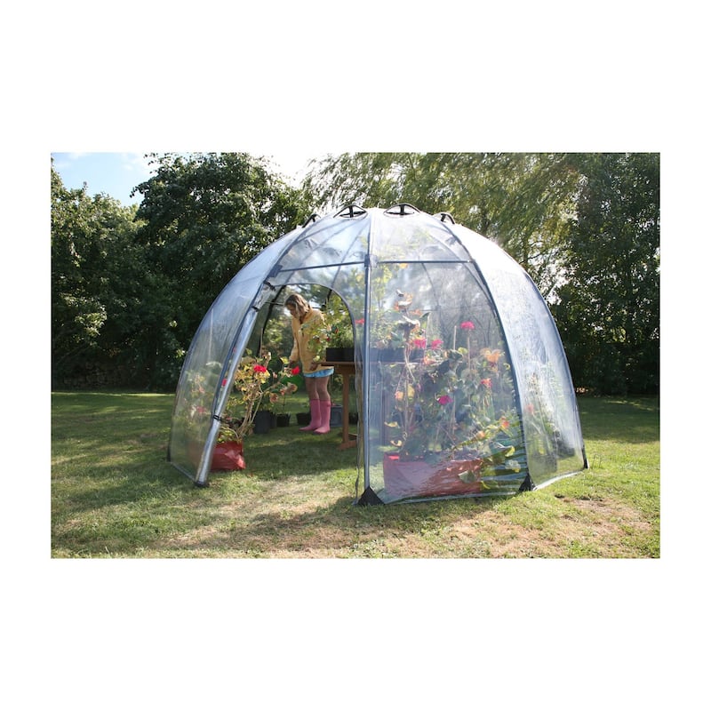 Haxnicks Garden Sunbubble - Walk-In Greenhouses - Large or Standard Size - Clear
