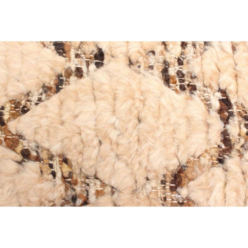 ECARPETGALLERY Hand-knotted Tangier Tan Wool Rug - 5'2 x 7'8