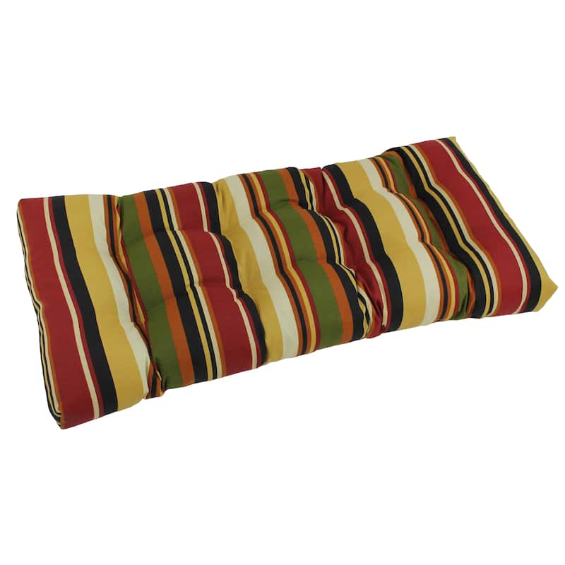 42-inch by 19-inch Tufted Indoor/Outdoor Loveseat/Bench Cushion - 19" x 42"