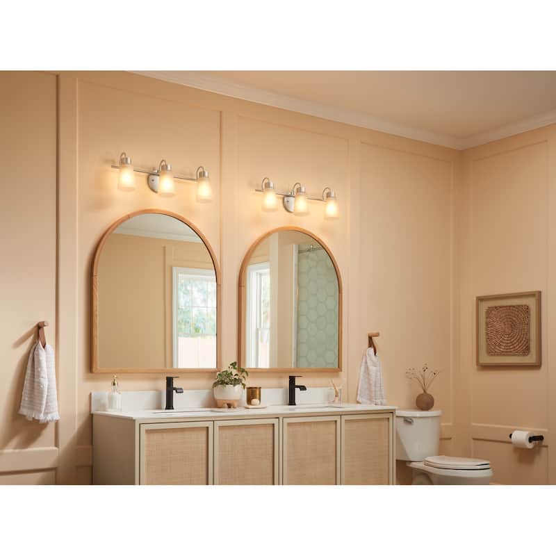Kichler Lighting Erma 23 in. 3-Light Traditional Bathroom Vanity Light