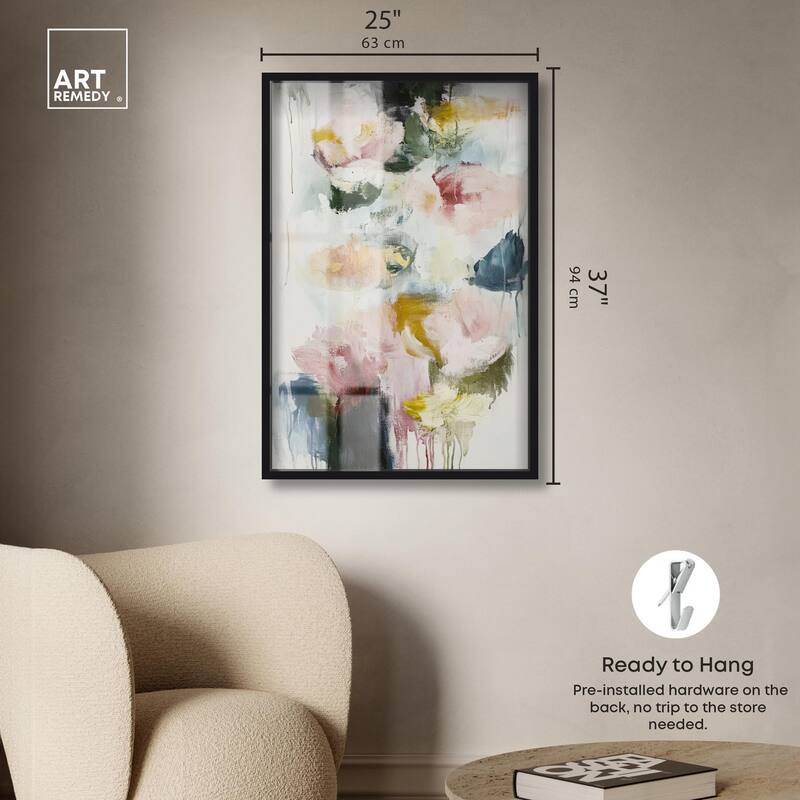 Dripping Colors I Shadowbox by Art Remedy