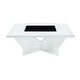 preview thumbnail 5 of 7, Ameena Contemporary Glass Insert Top Coffee Table by Furniture of America