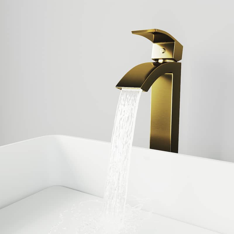 VIGO Duris Single-Handle Single Hole Bathroom Vessel Sink Faucet