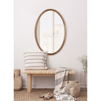 Kate and Laurel Hogan Oval Framed Wall Mirror - 24x36