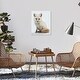 preview thumbnail 1 of 5, Wynwood Studio Canvas Animals Baby Animal Artic Fox White and Cream White Modern & Contemporary Wall Art Canvas Print 20 x 16