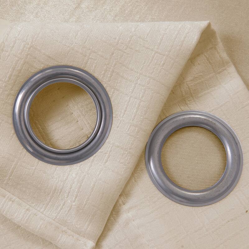 Lynx Matte Embossed Room Darkening Grommet Panel 84" - (1x) 52 x 84 in.