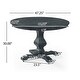 preview thumbnail 22 of 62, Mores Upholstered 5 Piece Circular Dining Set by Christopher Knight Home