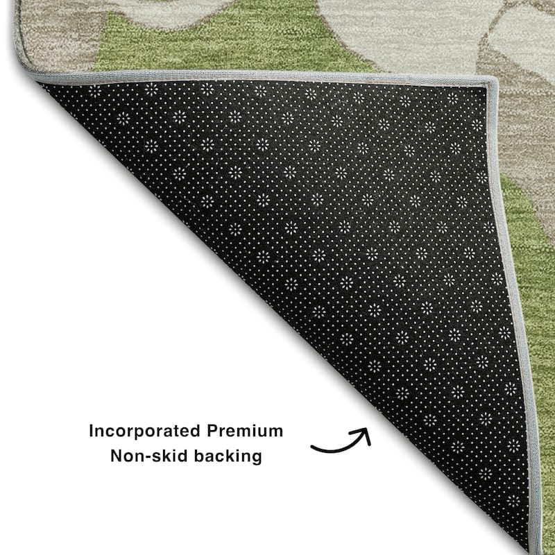 Premium Washable Super Soft Modern Floral Mayfield Rug